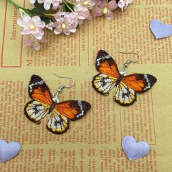 FSL Butterfly Earrings 03 machine embroidery designs