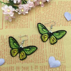 FSL Butterfly Earrings 05 machine embroidery designs