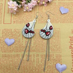 FSL Butterfly Earrings 06 machine embroidery designs