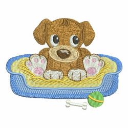 Cute Puppy 3 04 machine embroidery designs