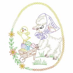 Vintage Easter Eggs 2 07(Lg) machine embroidery designs