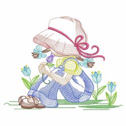 Rippled Sunbonnet Sue 3 09(Md) machine embroidery designs