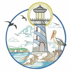 Lighthouses 2 09(Lg) machine embroidery designs