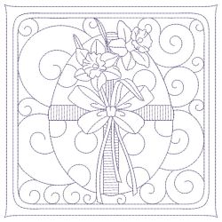 Trapunto Easter Quilt 05(Sm) machine embroidery designs