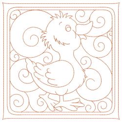Trapunto Easter Quilt 08(Lg)