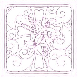 Trapunto Easter Quilt 09(Sm) machine embroidery designs