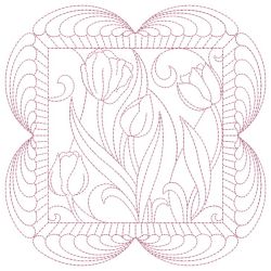 Trapunto Spring Quilt(Md) machine embroidery designs