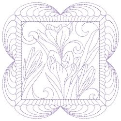 Trapunto Spring Quilt 07(Lg) machine embroidery designs