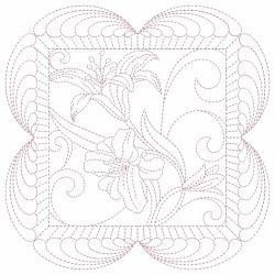 Trapunto Spring Quilt 09(Lg) machine embroidery designs