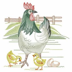Chickens 3 07(Md) machine embroidery designs