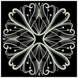 White Work Quilt Block(Md) machine embroidery designs