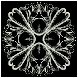 White Work Quilt Block 05(Lg) machine embroidery designs