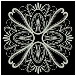 White Work Quilt Block 06(Lg) machine embroidery designs