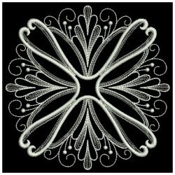 White Work Quilt Block 08(Lg) machine embroidery designs