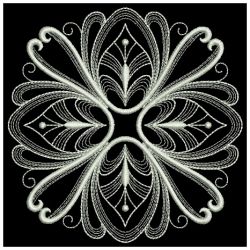White Work Quilt Block 11(Sm)