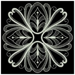 White Work Quilt Block 11(Md) machine embroidery designs