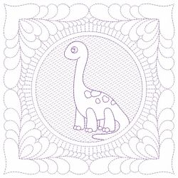 Trapunto Dinosaur Quilt 02(Md)