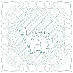 Trapunto Dinosaur Quilt 07(Lg) machine embroidery designs