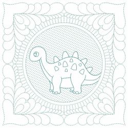 Trapunto Dinosaur Quilt 07(Md)