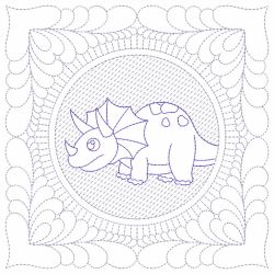 Trapunto Dinosaur Quilt 09(Sm) machine embroidery designs