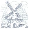 Redwork Windmill(Lg)