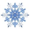 Delft Blue Snowflakes 07(Lg)