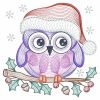 Rippled Christmas Owls(Sm)