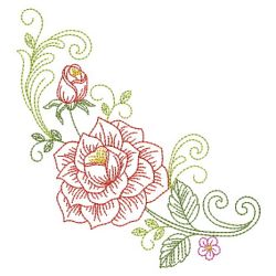 Vintage Rose 5 08(Md) machine embroidery designs