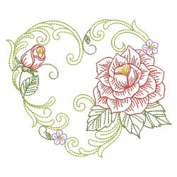 Vintage Rose 5 09(Lg) machine embroidery designs