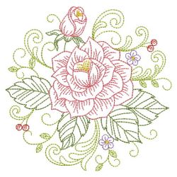 Vintage Rose 5 10(Lg) machine embroidery designs