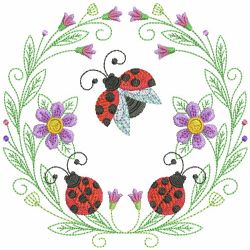 Spring Splendor Wreath 05(Sm) machine embroidery designs
