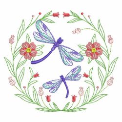 Spring Splendor Wreath 07(Lg) machine embroidery designs