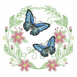 Spring Splendor Wreath 10(Sm) machine embroidery designs