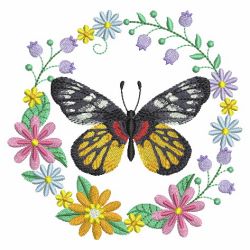 Butterfly And Blooms 4 03(Md) machine embroidery designs
