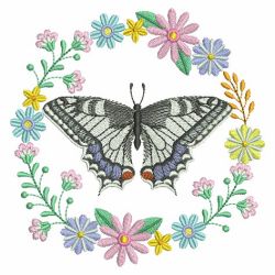 Butterfly And Blooms 4 07(Md) machine embroidery designs
