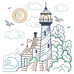 Vintage Lighthouses(Sm) machine embroidery designs