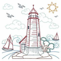 Vintage Lighthouses 04(Sm) machine embroidery designs