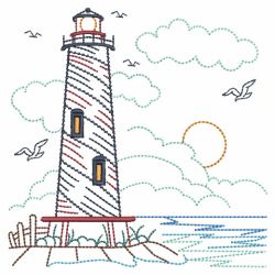 Vintage Lighthouses 08(Md) machine embroidery designs