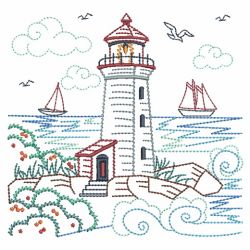 Vintage Lighthouses 10(Sm) machine embroidery designs