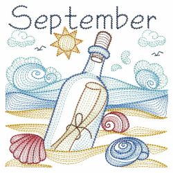Months Of The Year Beach Time 09(Md) machine embroidery designs