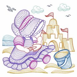 Summer Fun Sunbonnets 06(Lg) machine embroidery designs