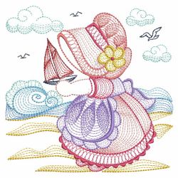 Summer Fun Sunbonnets 07(Lg) machine embroidery designs