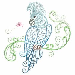 Vintage Parrots 2(Md) machine embroidery designs