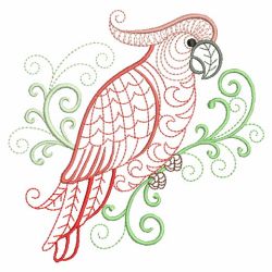 Vintage Parrots 2 02(Lg) machine embroidery designs