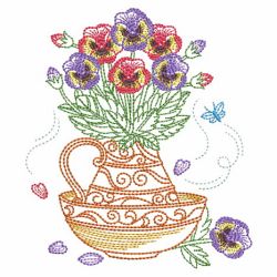 Vintage Pansy 04(Sm) machine embroidery designs