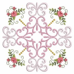 Filigree Roses Quilt 2 09(Sm) machine embroidery designs