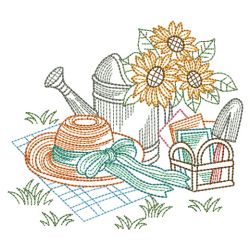 Vintage Garden Time 3 03(Lg) machine embroidery designs