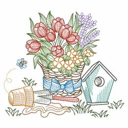 Vintage Garden Time 3 10(Sm) machine embroidery designs