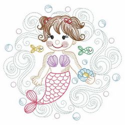 Vintage Mermaids 2 06(Md) machine embroidery designs