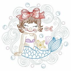 Vintage Mermaids 2 07(Md) machine embroidery designs